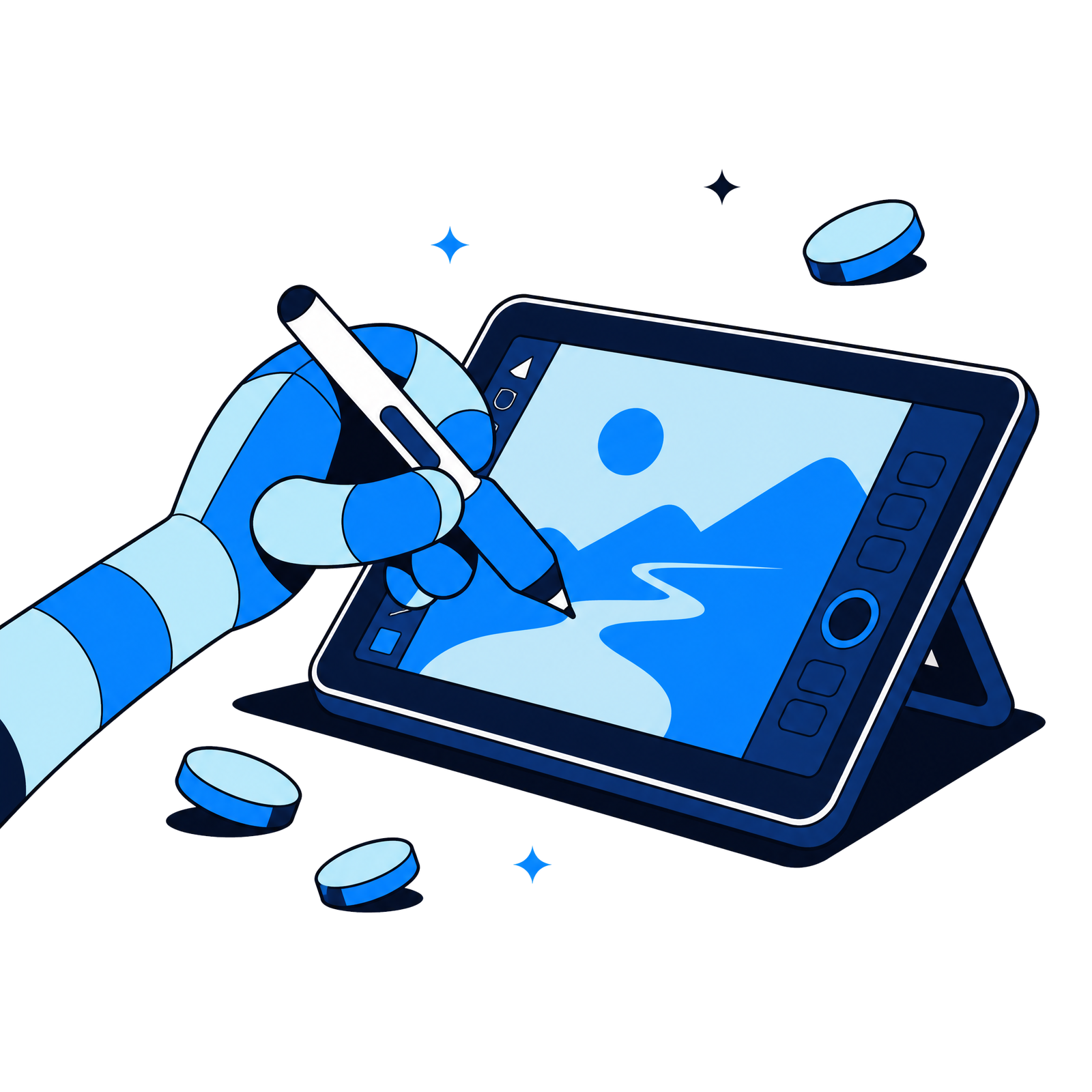 Creative Drawing Illustration